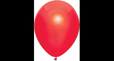 Metallic Ballonnen Rood : 100 Stuks