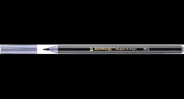 Edding Brushpen 1340 Waterbasis 16,5 Cm Zilvergrijs