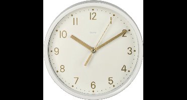 Hama Tafelklok "Golden", geluidsarm, wit
