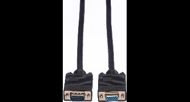 ROLINE SVGA kabel HD15 M/F, 10 m