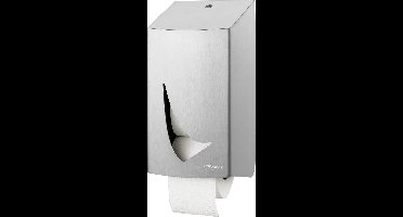 Toiletroldispenser 2-rols - Kokerloos - RVS - Wings