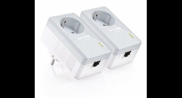 TP-LINK TL-PA4010PKIT-AV500 Powerline adapter met geÃƒÂ¯ntegreerd stopcontact startset
