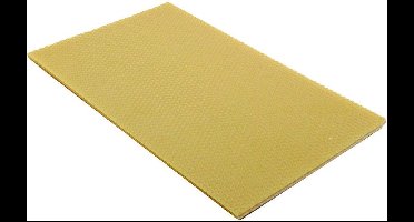 Bijenwas vellen, afm 20x33 cm, dikte 2 mm, naturel, 1 stuk