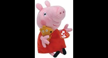 Peppa Pig Peppa knuffel - Vrolijk varkentje van 15 cm - Vanaf 0 jaar