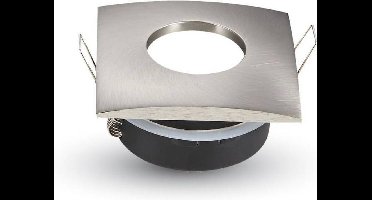 V-TAC VT-787SQ-SN LED Spots - Inbouwfitting - GU10 IP54 - IP54 - Satijn Nikkel