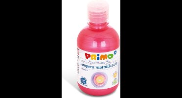 Metallic Verf – Rood - PRIMO Verf – Rode Metallic Verf – Glanzende Verf – Waterbasis Verf – Verf Voor Papier – Verf Voor Karton – Verf Voor Hout – Metallic Hobbyverf - 300ml