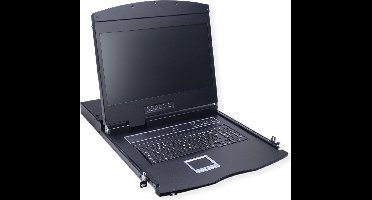 VALUE 19" KVM-console, 48 cm (19") TFT (16:9), VGA, USB, toetsenbordindeling Dui