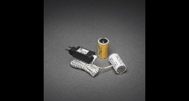 Konstsmide Batterijlader 3v D Zwart 3-delig