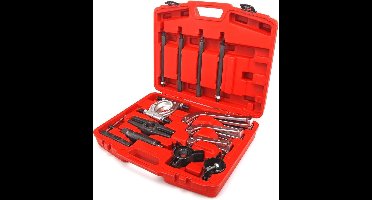 HBM hydraulische poelietrekker- en lagertrekkerset 23-delig 10 ton, geschikt voor werkstukken 100/150/200 mm, met koffer