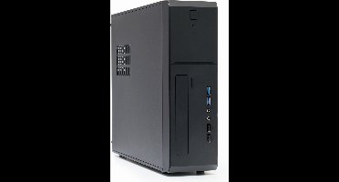 Mini-ITX / Micro-ATX Tower Desktop Behuizing + SFX 300W Voeding - Slim PC Case USB3.0 / USB2.0 with 300W Power Supply