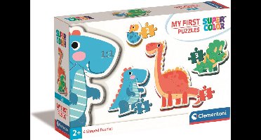 Clementoni - Puzzel - 6 Stukjes - Dinosaurus - Puzzel Voor Kinderen - My First Puzzles