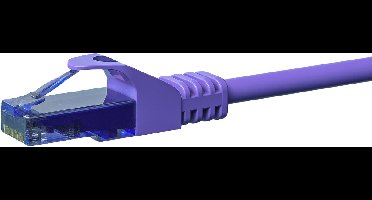 Danicom UTP CAT6a patchkabel - 0,15 meter paars - 100% koper - netwerkkabel - internetkabel - UTP kabel - RJ45 - 10000 mbit/s