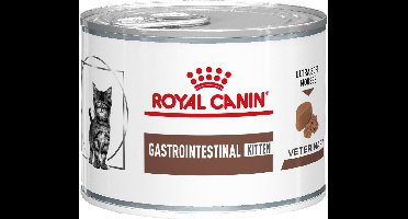 Royal Canin Veterinary Diet Gastro Intestinal Kitten Blik - Kattenvoer - 195 g