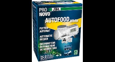 JBL PRONOVO AUTOFOOD WHITE Witte voerautomaat voor alle aquariumvissen.