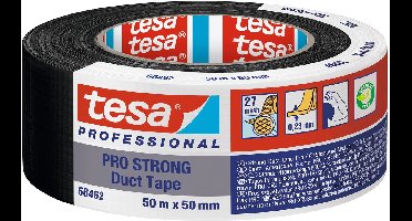 tesa Duct Tape Pro-Strong 66462-00004-00 Reparatietape Grijs (l x b) 50 m x 38 mm 1 stuk(s)