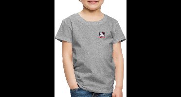 Hello Kitty Geborduurd Portret Premium T Shirt Kinderen