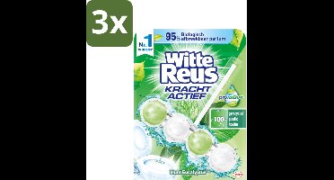 Witte Reus - Toiletblok Kracht Actief Pro Nature - Munt & Eucalyptus - 1 Toiletblok - Bulkverpakking - 3 stuks