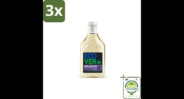 3 x Ecover - Vloeibaar wasmiddel - Zwart & Donker - 1 liter - 22 wasbeurten - Grootverpakking - Wasmiddel Donkere Kleding - Wasmiddel Zwart - Wasmiddel Kleurbescherming - Wasmiddel Ecologisch - Wasmiddel Plantaardige Ingrediënten