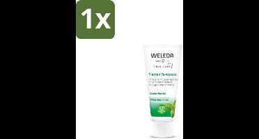 1 x WELEDA - Planten tandpasta - 75 ml - Natuurlijke Tandpasta - Tandvlees Kalmeren - Tandvlees Versterken - Kamille Extract - Mirre