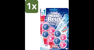 1 x Witte Reus - Kracht Actief Toiletblok - Bloesem - 2 Toiletblokken - Toiletblok Bloesem - Bloesemgeur Toilet - Reinigend Toiletblok - Anti-kalk Toiletblok - Hygiëne Toilet