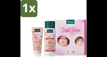 1 x Kneipp - Soft Skin Moments Geschenkset - Douchegel - Huidverzorging - Gevoelige Huid - Douchegel - Body Milk - Amandelolie