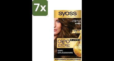 Syoss Oleo Intense - Haarverf - 4-60 - Goudbruin - 115ml x 7