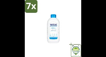 7 x Sanicur – Bad & Douchegel – Original – 1000 ml - Grootverpakking - Bad En Douche Gel - Huidverzorging - Vochtregulerend - PH-huidneutraal - Huidbeschermend
