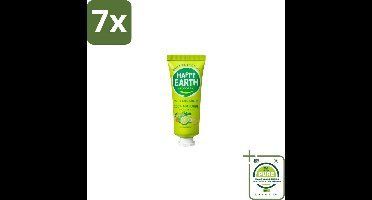 7 x Happy Earth – Deodorant Cream – 100% Natuurlijk Bergamot – 40 ml - Grootverpakking - Natuurlijke Deodorant - Bergamot Deodorant - Aluminiumvrije Deodorant - Vegan Deodorant - Huidvriendelijke Deodorant