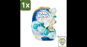 1 x Witte Reus - DeLuxe Toiletblok - Lovely Jasmine - 1 Toiletblok- Toiletblok - Jasmijn Geur - Reinigend Schuim - Anti-kalk - Vuilbescherming