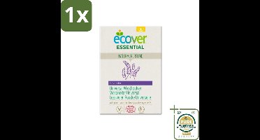 1 x Ecover - Waspoeder Essential - Universal - 1,2 kg- Waspoeder - Witte Was - Plantaardig Waspoeder - Biologisch Afbreekbaar - Milieuvriendelijk Waspoeder