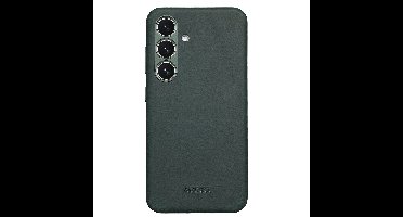Accezz Hoesje - Geschikt voor Samsung Galaxy S24 / S25 - Vintage Leather met Magnetische Ring Backcover - Smokey Green