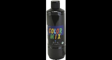 Zwarte Verf - Milieuvriendelijk - Greenspot Colormix - 500ml - Multifunctionele Doorshijnende Verf op Waterbasis - Geschikt voor Meeste Ondergronden - Felle Kleuren - Wast Af van Glas en Gladde Oppervlakken