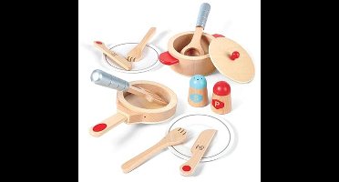 Hape E3150 Kook- En Serveerset, Beige