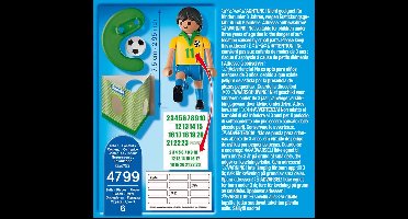 Voetbalspeler Brazilië/Joueur équipe Brésil