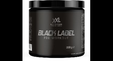 XXL Nutrition - Black Label Pre-Workout - Apple Pear - 390 g