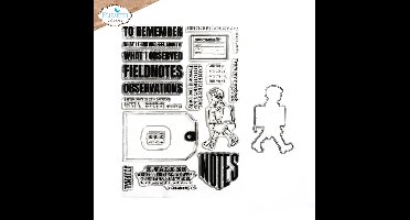 ECD Field notes stamp and die set