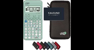 Casio FX-92B Secondaire incl. WYNGS Beschermhoes Zwart - Wetenschappelijke Rekenmachine - Basis Pakket