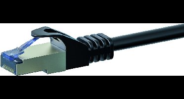Danicom CAT6a S/FTP (PIMF) patchkabel - 30 meter zwart - netwerkkabel - internetkabel - UTP kabel - RJ45 - 10000 mbit/s