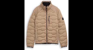 Tom Tailor - Tussendoor jas - Heren - L - Taupe - Polyester - 1050625