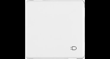 PEHA Standard contactdoos - inbouw - 1-voudig - randaarde - met klep - polarwit