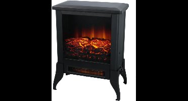 RVV® Sfeerhaard elektrisch - Sfeerhaarden -Sfeerhaard met Schouw- Vrijstaand -Zwart - 46 cm x 23 cm x 38 cm