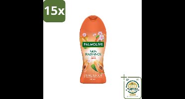 15 x Palmolive – Douchegel – Skin Radiance Papaya Peach – 250 ml - Grootverpakking - Koffiezetapparaat