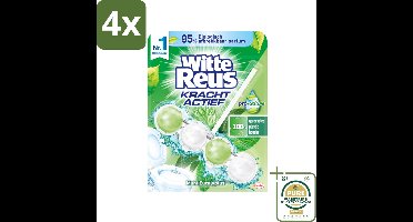 Witte Reus - Toiletblok Kracht Actief Pro Nature - Munt & Eucalyptus - 1 Toiletblok - Voordeelverpakking - 4 stuks - Milieuvriendelijk - Duurzaam
