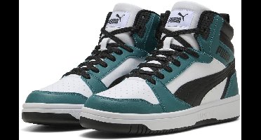 PUMA Rebound v6 Unisex Sneakers - Emerald Ice-PUMA Black-PUMA White