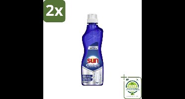 Sun - Spoelglansmiddel - Dry & Shine - 500 ml - Voordeelverpakking - 2 stuks - Spoelglansmiddel - Vaatwasser