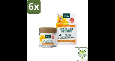 Kneipp - Voetbutter - Calendula - Met citrusgeur - 100 ml - Voordeelverpakking - 6 stuks - Voetencreme - Droge voeten