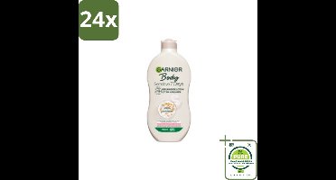 Garnier - Body - Bodylotion - Sensitive 7 Days - Verzachtend - Havermelk & Probiotica - 400 ml - Voordeelverpakking - 24 stuks - Lichaamslotion - Gevoelige huid