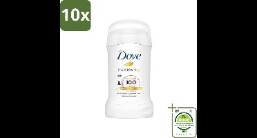 10 x Dove Deodorant Stick - Invisible Dry - 40ml - Grootverpakking - Deodorant - Anti-transpirant - Dove - Invisible Dry - 48 Uur Bescherming