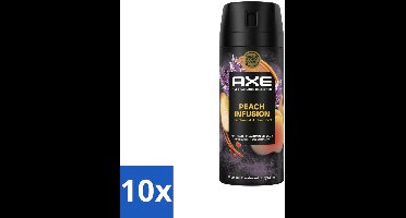 Axe – Deodorant – Peach Infusion – 150 ml - Bulkverpakking - 10 stuks
