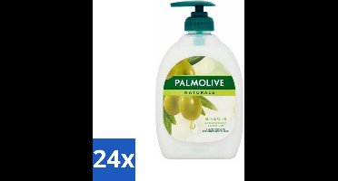 24 x Palmolive - Milk & Olive - Handzeep Met Pomp - Verzorgend & Mild - 500 ml - Handzeep - Melk - Olijf - Natuurlijke Ingrediënten - Verzorgend